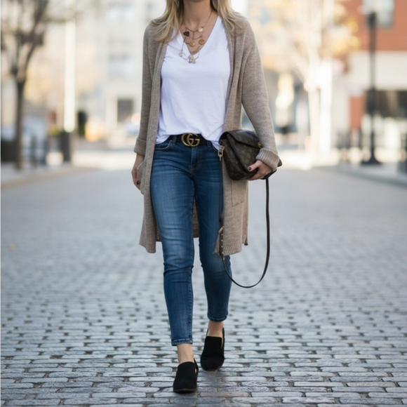 Lucky Brand Modern Western Oxford Loafers Moccasins 8.5 M BLACK White Brush - Picture 16 of 16